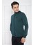 Erkek Spor Yeşil Spor Slimfit, Kapüşonlu, 4 Cepli, 4 Mevsim Eşofman Takımı - 6761 5