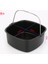 9 Parça 8 Inç (20cm) Yui / Xiaomi / Philips / Kumtel Uyumlu Air Fryer Aksesuarları Set - Siyah (Yurt Dışından) 5