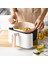 2 Adet 20cm Yui / Xiaomi / Philips / Kumtel Uyumlu Air Fryer Silikon Kalıp - Bej (Yurt Dışından) 3