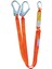 Çift Kol Şok Emicili Lanyard Kolon Halatlı Karabinalı Büyük Kancalı - Ka 361 1