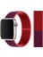 Apple Watch Uyumlu Seri 2/3/4/5/6 38MM Hasır Kordon/kayış Red/purple 1