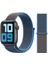 Apple Watch Uyumlu Seri 2/3/4/5/6 42MM Hasır Kordon/kayış Surf Blue 1