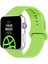 Apple Watch Uyumlu 38 - 40 mm Spor Kordon Silikon Kayış Açık Yeşil 1