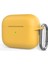 Apple Airpods Pro 2 Kılıf Mat Kancalı Silikon SF17 Sarı 1