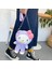 Hello Kitty Kısa Peluş Yumuşak Karikatür Çapraz Çanta Kozmetik Saklama Bozuk Para Çantası Hediye 2
