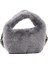 Yumuşak Kabarık Faux Kürk Çanta Peluş Tote Günlük Fermuar Kare Seyahat Sokak Crossbody Çanta(Yurt Dışından) 1