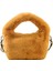 Yumuşak Kabarık Faux Kürk Çanta Peluş Tote Günlük Fermuar Kare Seyahat Sokak Crossbody Çanta 1