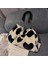 Faux Fur Tote Love Pattern Kürklü Omuz Çantası Yumuşak Peluş Seyahat 2