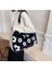 Faux Fur Tote Love Pattern Kürklü Omuz Çantası Yumuşak Peluş Seyahat 2
