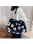 Faux Fur Tote Love Pattern Kürklü Omuz Çantası Yumuşak Peluş Seyahat 3