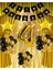 Gold Renk Yıldız Folyo Banner Balon Seti 4 Yaş 1