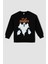 Kız Çocuk Bisiklet Yaka İçi Yumuşak Tüylü Sweatshirt Z4610A622AU 5