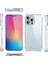 Apple iPhone 14 Pro Max Kılıf Antishock Köşeli Şeffaf Sert Kapak+Nano Glass 2