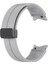 Samsung Galaxy Watch 4 40MM Kordon Düz Silikon Mıknatıslı HS24 Gri 1