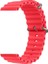 Apple Watch Series 8 41MM Kordon Yeni Dizayn Silikon HS05 Kırmızı 1