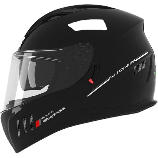 Kapalı Kask Rapid Mat Full Face Motosiklet Kaskı (Yurt Dışından)