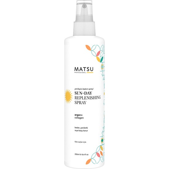 Matsu Sun Day Isıya Karşı Koruyucu Replenishing Saç Bakım Spreyi 250 ml