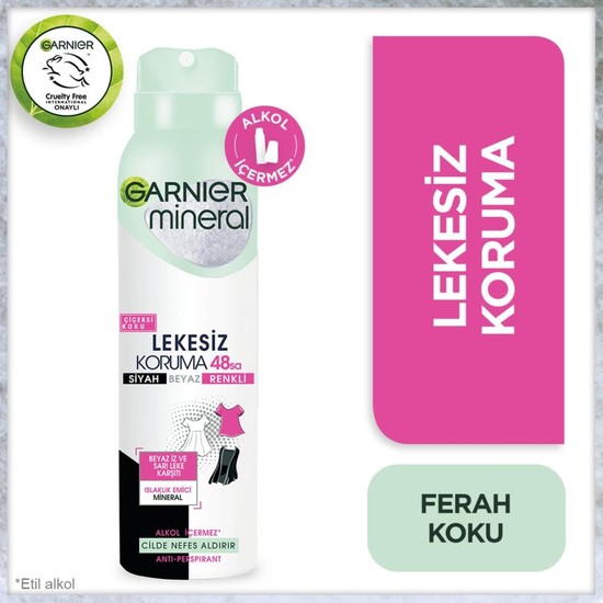 Garnier Mineral Lekesiz Koruma Sprey Deodorant OnuAl Fiyat Arşivi