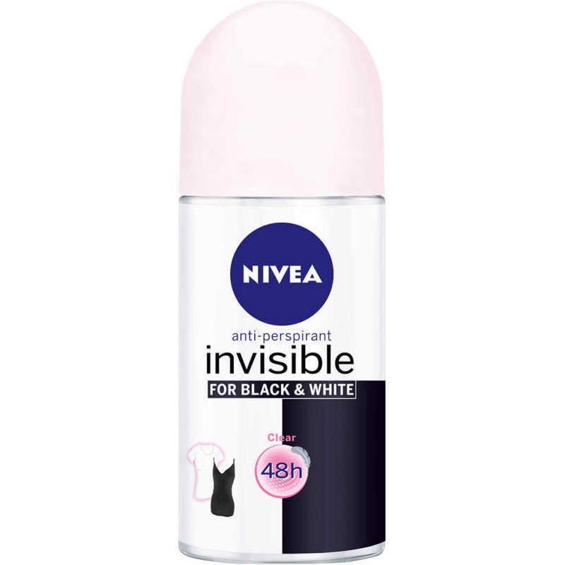 Nivea Roll-On Byn Invisible B&w Clear 50ML