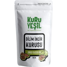 Kuru Yeşil Dilim İncir Kurusu 100 GR | Kuru Meyve | İncir Cipsi