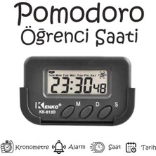 Kenko Pomodoro Öğrenci Saati - Kronometreli Ders Çalışma Saati - Dijital Masa Saati