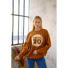 Gizay Baskılı Oversize Sweat