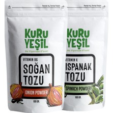 Kuru Yeşil Soğan Tozu 100 gr - Ispanak Tozu 100 gr