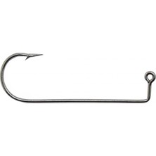 Youvella 2509 Jig Head Iğnesi Delikli Extra Uzun 100'LÜ Kutu Black Nikel 2/0