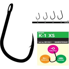Hayabusa K1 Xs Sazan Iğnesi Dövme Teflon Black 10'lu Paket 2
