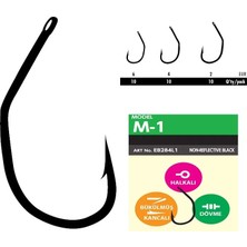 Hayabusa M1 Sazan Iğnesi Dövme Teflon Black 10'lu Paket 2