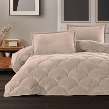 Clasy Wellfsoft Tek Kişilik Yorgan Fluffy V8 Açık Bej