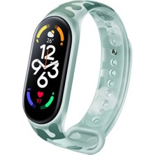Casetify Xiaomi Mi Band 7 Akıllı Bileklik Transparan Kamuflaj Saat Kordonu (Saat Içermez Sadece Kordondur)