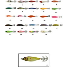 Captain 3007 Kalamar Zokası 6cm Metsuki Squid A