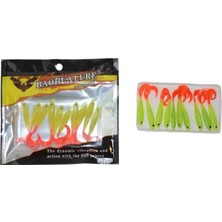 Captain 3558 Hyper Soft 4.5cm Levrek Silikonu 10'lu Paket Suni Yem 1