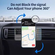 15W Manyetik Wireless Kablosuz Hızlı Şarj Araç Tutucu 360 Derece Dönebilen Havalandırmaya Takılan