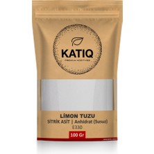 Katıq Limon Tuzu (E330) Sitrik Asit (Anhidrat-Susuz) 100 gr