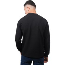 Daniel Milano  Erkek Sadara O Yaka Jakar Siyah KAZAK-104