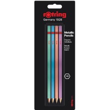 Rotring Metalik Kurşun Kalem 4lü