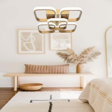 TT Aydınlatma TT302-4+1-ESK Kare Tt Aydınlatma Eskitme Boyalı 5 Li LED Avize