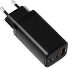 Wiwu Gan Tech GTC6521 65W USB / Pd Power Adaptör 5A Hızlı Şarj Aleti Cihazı Başlığı Qualcomm 3.0