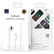 Wiwu Earbuds 303 Mfı Lightning Kablolu Kulak Içi Tekli Kulaklık Mikrofonlu Kumandalı Sağ Kulak Içi