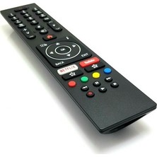 Ata Elektronik Vestel Uyumlu 4K Smart 55UD8450 55'' Netflix Youtube Tuşlu LCD LED Tv Kumanda