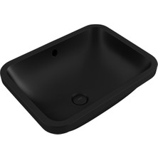 Bocchi Scala Tezgahaltı Lavabo 55 Cm Mat Siyah 1006-004-0125