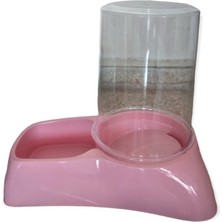 Kadirtarım Pembe Hazneli Su ve Mama Kabı 2,5 Litre
