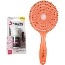 Nascita Tırnak Yapıştırıcısı Easy & Perfect ve Üç Boyutlu Saç Fırçası Turuncu