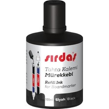 Sırdaş Beyaz Tahta Kalem Mürekkebi 100 Ml. Siyah
