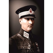 Gönder Bayrak Atatürk Posteri Raşel Kumaş - 150X225CM - Gönder Bayrak Markalı
