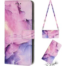 ZH Store Oppo A55 5G İçin Crossbody Mermer Kılıf (Yurt Dışından)