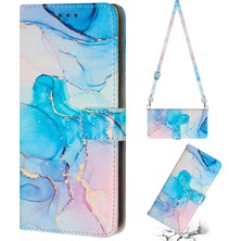 ZH Store Oppo A55 5G İçin Crossbody Mermer Kılıf (Yurt Dışından)