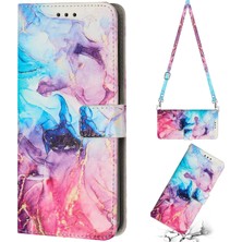 ZH Store Oppo A55 5G İçin Crossbody Mermer Kılıf (Yurt Dışından)